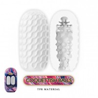 Двустороннее яйцо-мастурбатор Pretty Love Coquettish Balls Venus-X