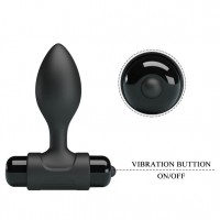 Анальная втулка с вибрацией Pretty Love Vibra Butt Plug черная