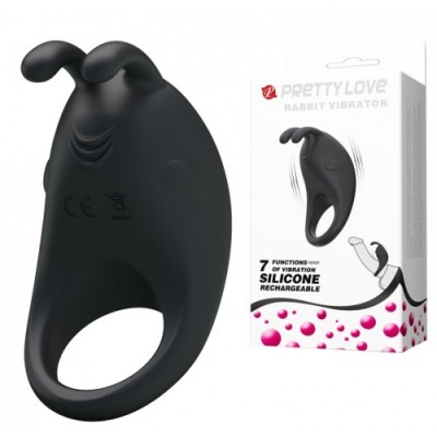 Перезаряжаемое эрекционное кольцо Pretty Love Rabbit Vibrator