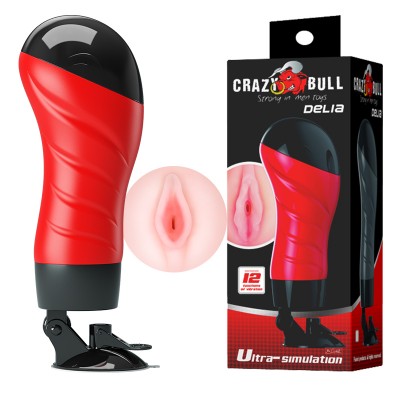 Вибромастурбатор на присоске Crazy Bull Delia