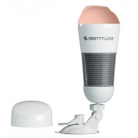 Мастурбатор-вагина в колбе с вибрацией Pretty Love Hedy на присоске Мастурбатор-вагина в колбе с вибрацией Pretty Love Hedy на присоске