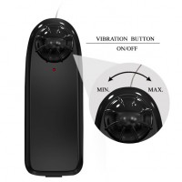 Вибратор с мошонкой на присоске 20 см