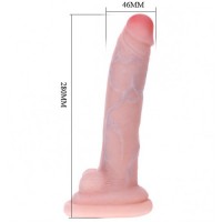 Большой фаллоимитатор с хребтом Super Sarver 28 см Большой фаллоимитатор с хребтом Super Sarver 28 см