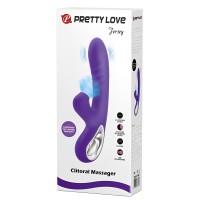Вибратор с вакуумно-волновым стимулятором клитора Pretty love Jersey