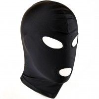 Маска с тремя прорезями черная
