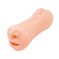 Двусторонний мастурбатор Crazy Bull Gemini вагина и ротик