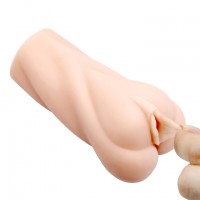 Реалистичный мастурбатор с эффектом выделения смазки Реалистичный мастурбатор с эффектом выделения смазки