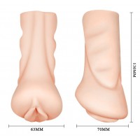 Мягкий мастурбатор с эффектом выделения смазки