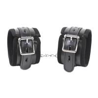 Черные поножи с мягкой подкладкой