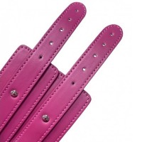 Малиновые наручники на цепочке Малиновые наручники на цепочке