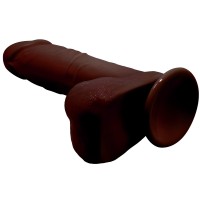 Вибратор реалистичный на присоске мулат 20 см Вибратор реалистичный на присоске мулат 20 см