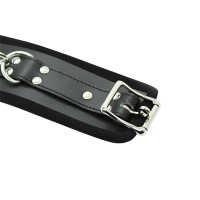 Черные поножи с мягкой подкладкой