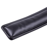 Мягкий ошейник с поводком красно-черный Мягкий ошейник с поводком красно-черный