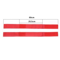 Фиксаторы рук к бёдрам красные на липучке Фиксаторы рук к бёдрам красные на липучке