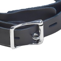 Черный ошейник с зажимами на соски