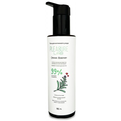 Натуральный лубрикант с розмарином и мятной водой Pleasure Lab Organic Rosemary 185 мл 