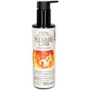Съедобный лубрикант на водной основе Pleasure Lab крем-брюле 185 мл