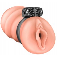 Мастурбатор-вагина с виброкольцом Satisfaction Magazine School Mistress