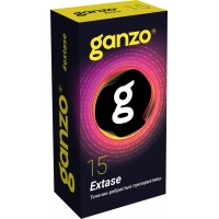 Презервативы Ganzo Extase точечно-ребристые 15 шт