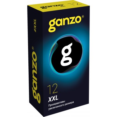 Презервативы Ganzo XXL увеличенного размера 12 шт
