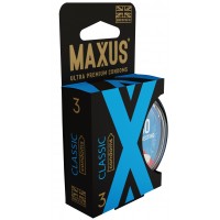 Презервативы Maxus Classic классические в пластиковом кейсе 3 шт