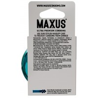 Презервативы Maxus G-Spot для стимуляции точки G в металлическом кейсе 3 шт