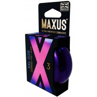 Презервативы Maxus XXL увеличенного размера в металлическом кейсе 3 шт