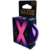 Презервативы Maxus XXL увеличенного размера в металлическом кейсе 3 шт