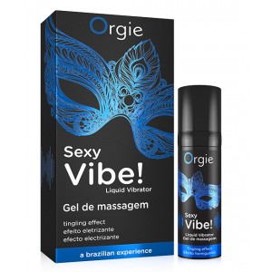 Возбуждающий гель с эффектом вибрации Orgie Sexy Vibe Liquid Vibrator 15 мл