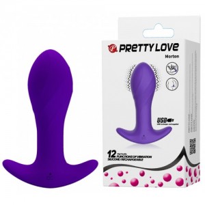 Анальная пробка с вибрацией Anal Plug Massager пурпурная Анальная пробка с вибрацией Anal Plug Massager пурпурная