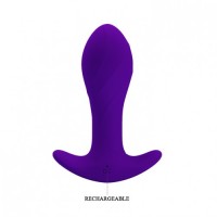 Анальная пробка с вибрацией Anal Plug Massager пурпурная
