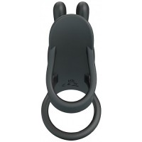 Вибронасадка на пенис с двойным эрекционным кольцом Vibrating Penis Sleeve Matty