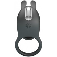 Вибронасадка на пенис с двойным эрекционным кольцом Vibrating Penis Sleeve Matty