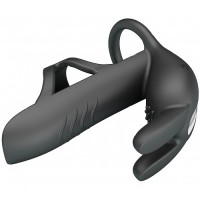 Вибронасадка на пенис с двойным эрекционным кольцом Vibrating Penis Sleeve Matty
