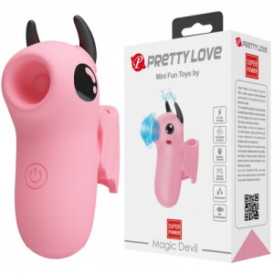 Насадка на палец Magic Devil с электро и вакуумно-волновой стимуляцией