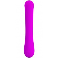 Перезаряжаемый вибратор с клиторальным стимулятором и LED-экраном Pretty Love Lamar розовый