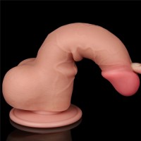 Фаллоимитатор 7.5'' Sliding Skin Dual Layer Dong Flesh Фаллоимитатор 7.5'' Sliding Skin Dual Layer Dong Flesh