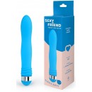 Эргономичный вибратор Sexy Friend голубой 17,5 см Эргономичный вибратор Sexy Friend голубой 17,5 см