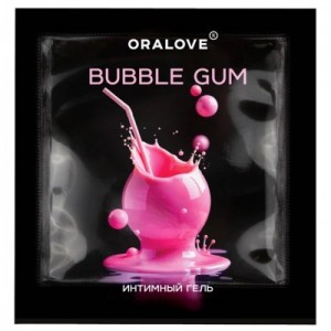 Съедобный оральный гель OraLove со вкусом Bubble Gum 3 гр, пробник