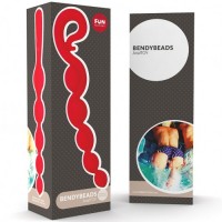 Анальная цепочка Fun Factory Bendybeads красный