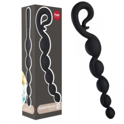 Анальная цепочка Fun Factory Bendybeads черная