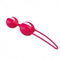 Вагинальные шарики Fun Factory Smartballs Duo красно-белые