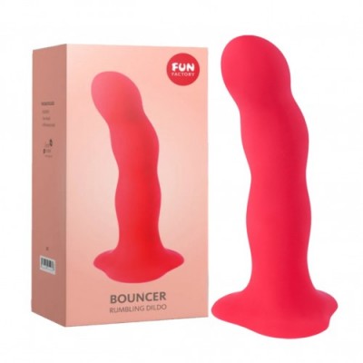 Фаллоимитатор со смещенным центром тяжести Fun Factory Bouncer красный 18 см Фаллоимитатор со смещенным центром тяжести Fun Factory Bouncer красный 18 см