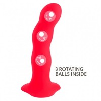 Фаллоимитатор со смещенным центром тяжести Fun Factory Bouncer красный 18 см Фаллоимитатор со смещенным центром тяжести Fun Factory Bouncer красный 18 см