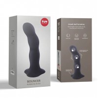 Фаллоимитатор со смещенным центром тяжести Fun Factory Bouncer черный 18 см Фаллоимитатор со смещенным центром тяжести Fun Factory Bouncer черный 18 см