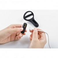 Двойное эрекционное смарт-виброкольцо Fun Town Rise черное