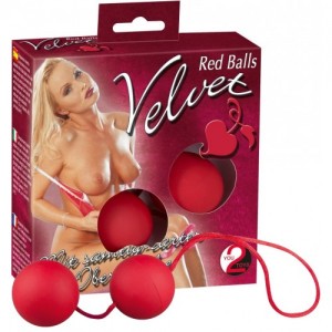 Вагинальные шарики Velvet Red Balls
