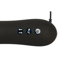 Анальный вибратор черного цвета с поступательными движениями Push it Анальный вибратор черного цвета с поступательными движениями Push it