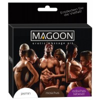 Набор из трех массажных масел Magoon Jasmin, Muskus, Indian Love