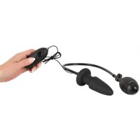 Расширяющаяся анальная пробка с вибрацией Inflatable Vibrating Расширяющаяся анальная пробка с вибрацией Inflatable Vibrating